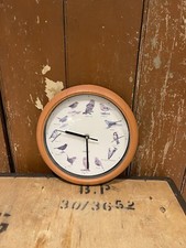 Vintage 1998 Quartz Singing Bird Clock 12 Most Popular North American Sing Birds