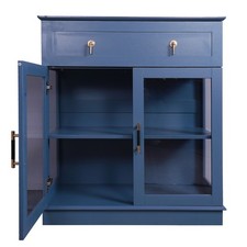 Sideboard Modern Grau-Blau Mit