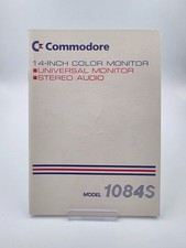 Commodore Color Monitor 1084 user’s guide Benutzerhandbuch von 1988 