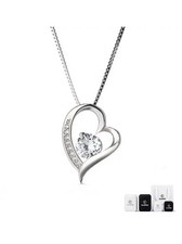 Herz Halskette echt 925 Silber