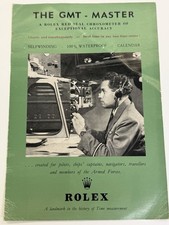 Rolex GMT Master Booklet 1958 In Englisch Original Vintage Selten