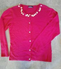 Casa Blanca Strickjacke Gr.L Herzen Pailletten