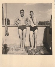 Vintage Foto Schöne junge