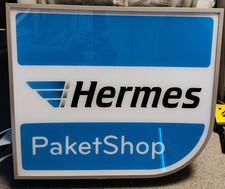 Hermes Paketshop Leuchtreklame