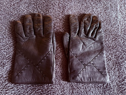Ddr leder handschuh - leder, gr.