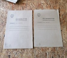 DDR Rechenblätter für