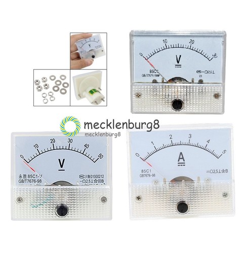Analog panel amp meter - amp,