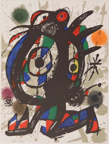 Joan miro lithografia - joan, miro,