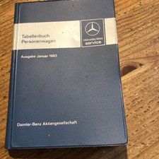 Mercedes benz tabellenbuch - mercedes,