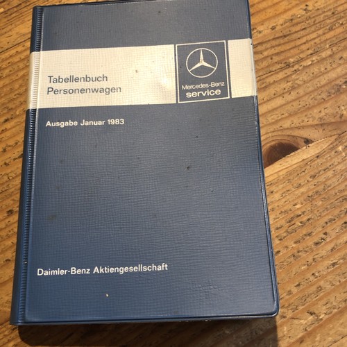 Mercedes benz tabellenbuch - mercedes,