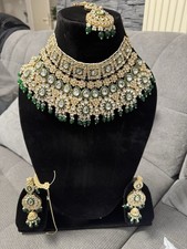 indian bridel bollywood jewellery set.hochzite set indische kette 