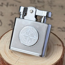 Honest Benzin Feuerzeug Silber