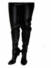 Crotch Kunstleder Schwarz, Gr