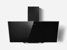 Dunstabzugshaube elica Shire90 cm Wandhaube Schwarzes Glas