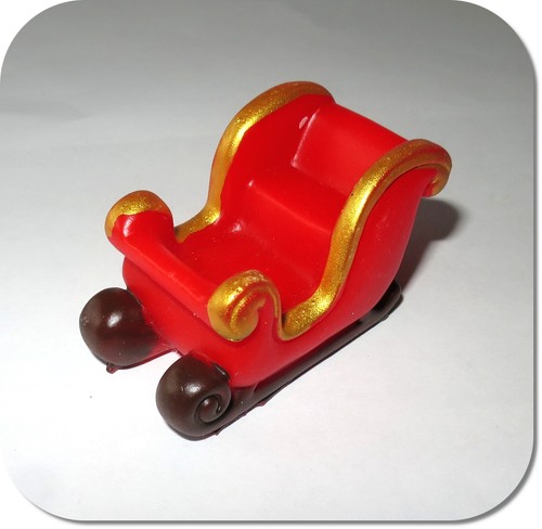 Miniatur schlitten mit lehne - miniatur,