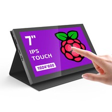 APROTII Mini 7 Zoll HDMI IPS Monitor Touchscreen Gaming Display für Raspberry Pi