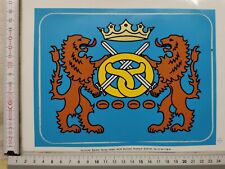 Riesen Sticker Riesen Aufkleber Gilde Zunft Zeichen Bäckerei 80er Vintage 15x20