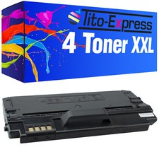4x Toner PlatinumSerie für Samsung ML-1630 ML1630 ML 1630 ML-1630 W SCX-4500 SCX