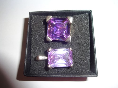 Anhänger ring 925 lila - ring,