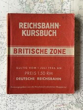 Reichsbahn-Kursbuch Britische