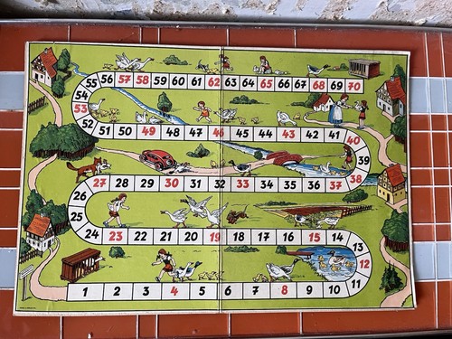 Brettspiel 1960 gänseliesel - brettspiel,
