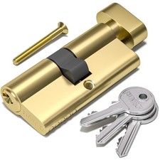 Schließzylinder Messing, 30mm