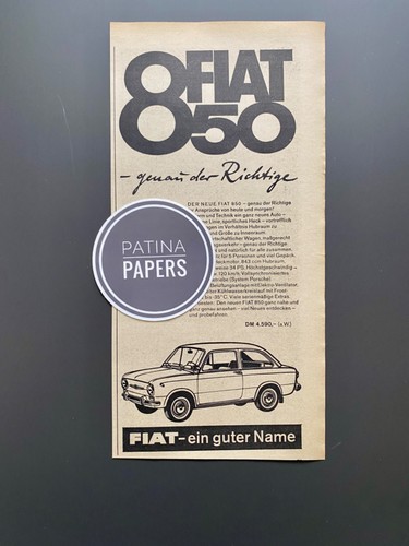 1964 fiat 850 genau der - 1964,