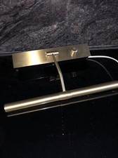 Bilderlampe Messing Matt Incl Leuchtmittel Wandlampe Bilderleuchte Gold Top