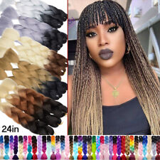 60cm Jumbo Box Braids Kunsthaar Extensions Haarverlängerung Flechten Rasta Ombre