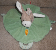 STERNTALER SCHMUSETUCH SCHNUFFELTUCH ESEL  PFERD GRÜN