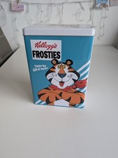✅ Vintage -  Kellogg's  CEREAL Box - Tiger - Vorratsdose  Müslidose Metalldose ✅