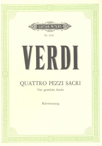 Giuseppe verdi quattro pezzi - verdi:,