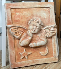Terracotta-Wandbild: Putto -