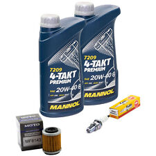 Inspektion 2L Set Öl für Yamaha XT 350 XT350 55V 3YT 1985-95 Ölfilter Zündkerze