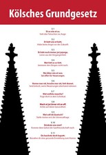 Top-Schilder, versch. Größen, Kölsches Grundgesetz, FUN, KÖLN, Neu, OVP *2*