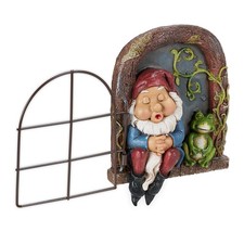 Zwerg mit fenster baumwichtel - zwerg,