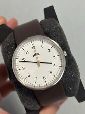 Braun Quarz Armbanduhr Unisex BN0021WHBRG - minimalistischer Stil / Bauhaus