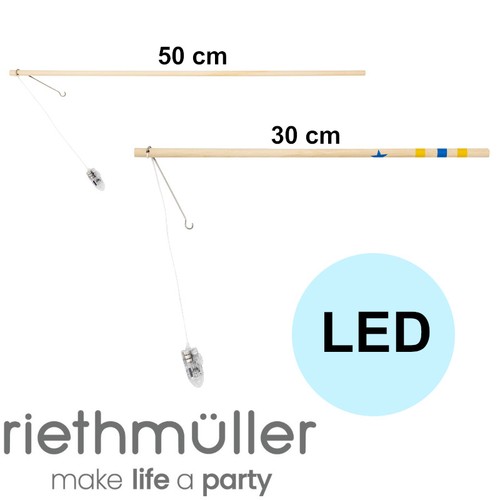 Laternenstab aus holz led - laternenstab,