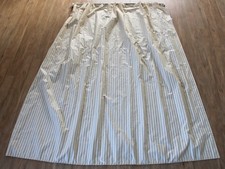 Kleine Wolke Textil-Duschvorhang beige gestreift - 180 breit  x 200 lang