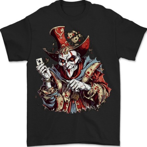 Bösartiger joker clown - bösartiger,