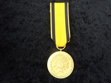 A63-05)  Original Medaille Orden Grubenwehr - Ehrenzeichen gold um 1970