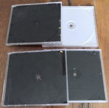 CD-/DVD-Case, Jewelcase, schwarz wei´ß und transparent, 20 Stück