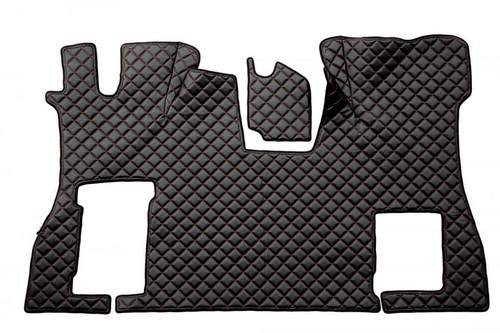Set fußmatten schwarz - 1, schwarz/roten