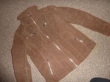 superschöne Wildleder Jacke C & A dunkelbraun 36/38