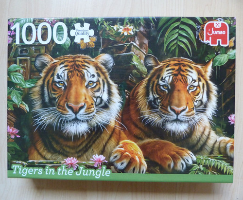 Jumbo puzzle 1000 teile tigers - 1000,
