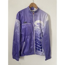 Castelli Airtex Jacke Vintage Retro Lila Full Zip Gefüttert Radsport 80er 90er