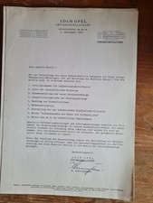Kundendienst-Unterlagen Opel Rekord C von Adam Opel AG 1966