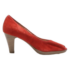 TAMARIS Peep Toe Pumps Rot