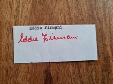 Eddie Firmani - signiert - Autograph - Autogramm - signed - Cosmos New York