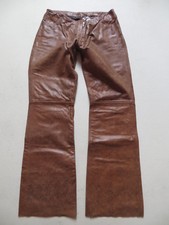 Levi's Damen Leder Jeans Hose, W 30 /L 32, Echt Lederjeans im Schlangen- Look !